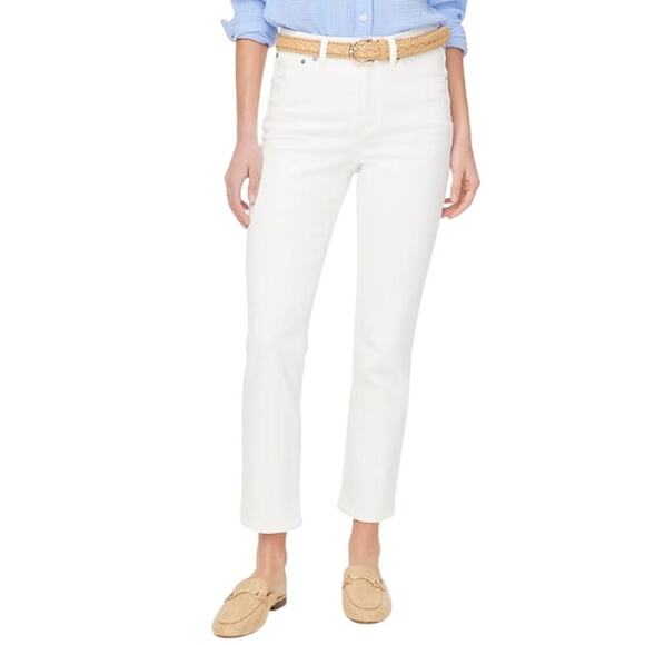 J.Crew Factory Essential Straight white jean All-day Stretch BX520 size 30 - Picture 1 of 6